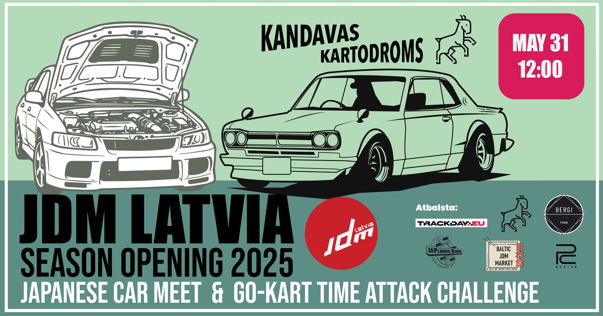 Japanese Car Meet un Go – Kart Chellenge JDM 2025