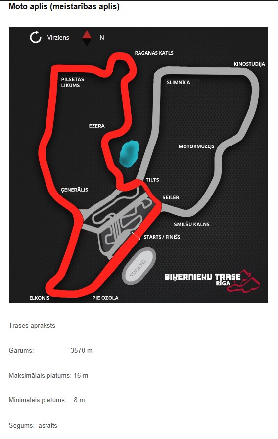 Vakara moto treniņš