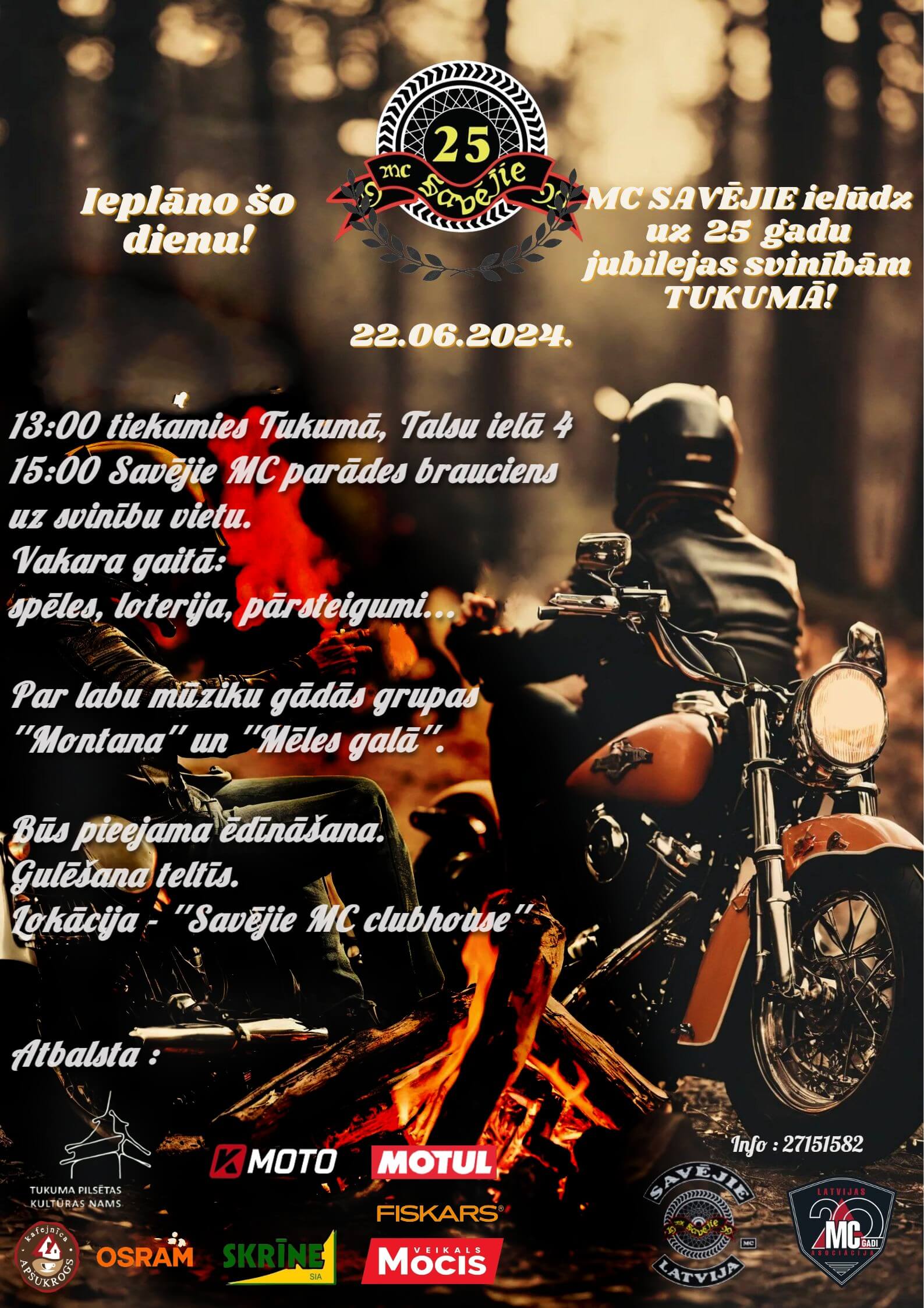 SAVĒJIE MC – 25 GADU JUBILEJA