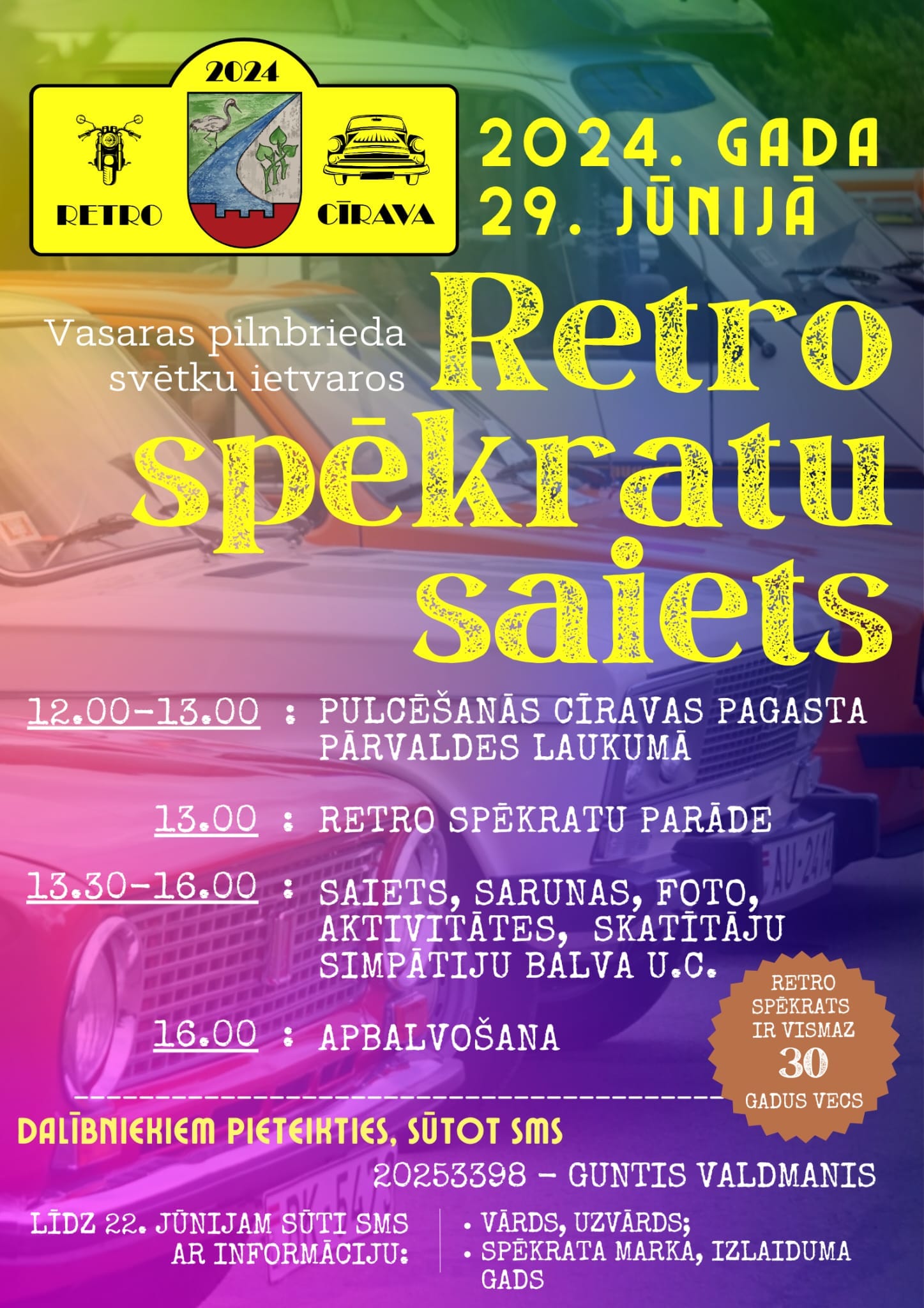 Retro Spēkratu Saiets Cīravā, 2024