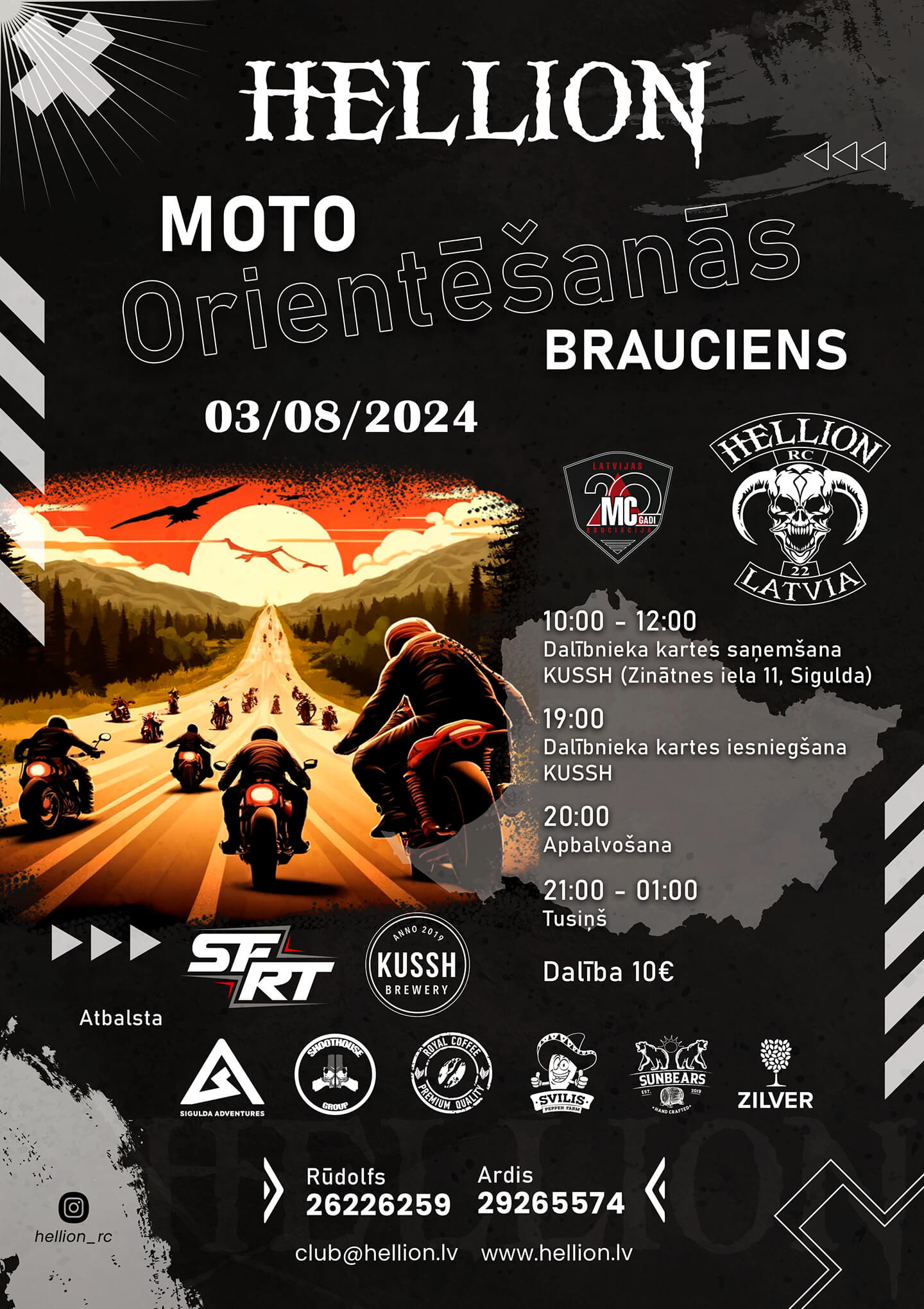 HELLION RC – MOTO ORIENTĒŠANĀS BRAUCIENS