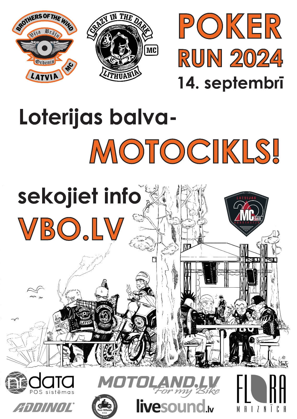 VBO MC & CRAZY IN THE DARK MC LT – POKER RUN 2024