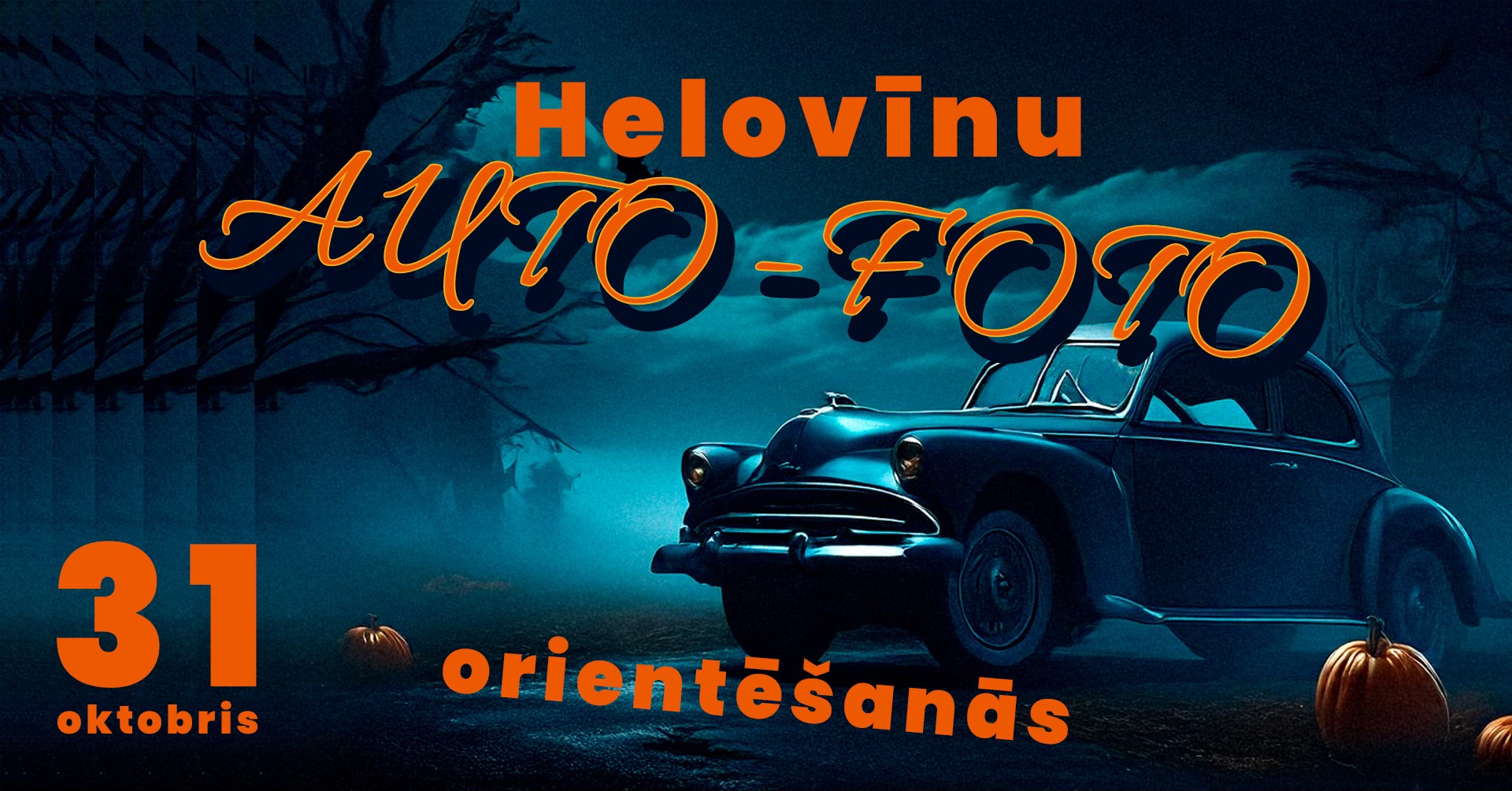 Helovīnu AUTO-FOTO orientēšanās Ropažu novadā