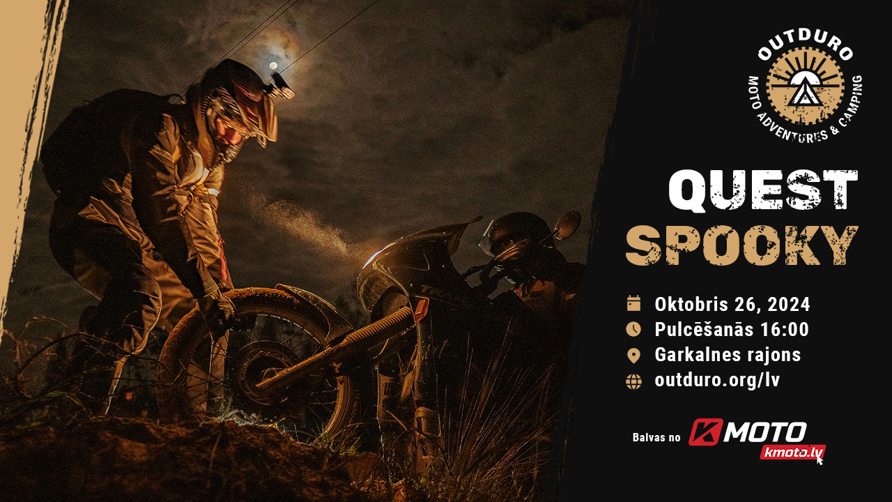 OUTDURO Quest: Spooky - Nakts Šausmu Moto Piedzīvojums!