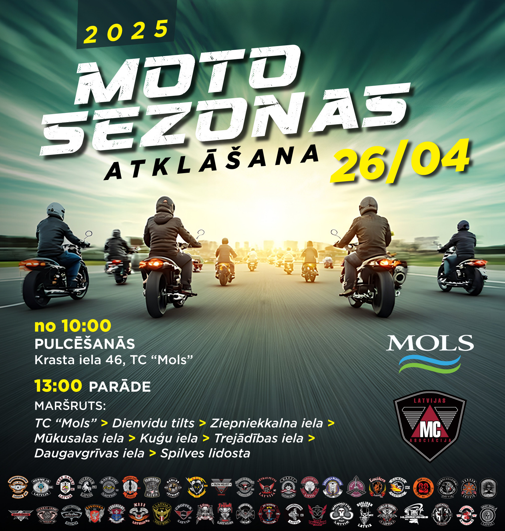 Moto Sezonas Atklāšana Latvijā 2025